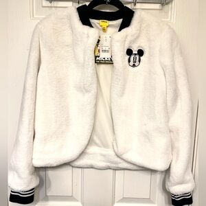 Women’s Mickey Mouse plush jacket🖤